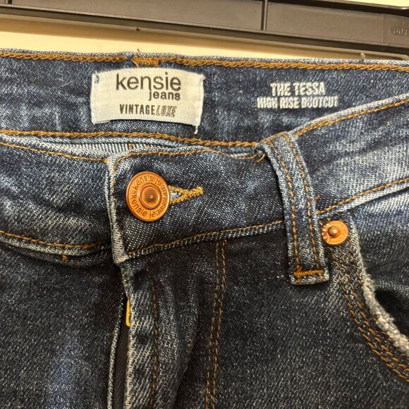 Kensie Women's Blue Boot Cut Jeans - Picture 4 of 6